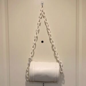 Incredible Jaded London x Gallucks Leather Barrel Bag with Adjustable Strap